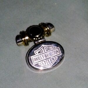 Harley Davidson silvertone slider pendant